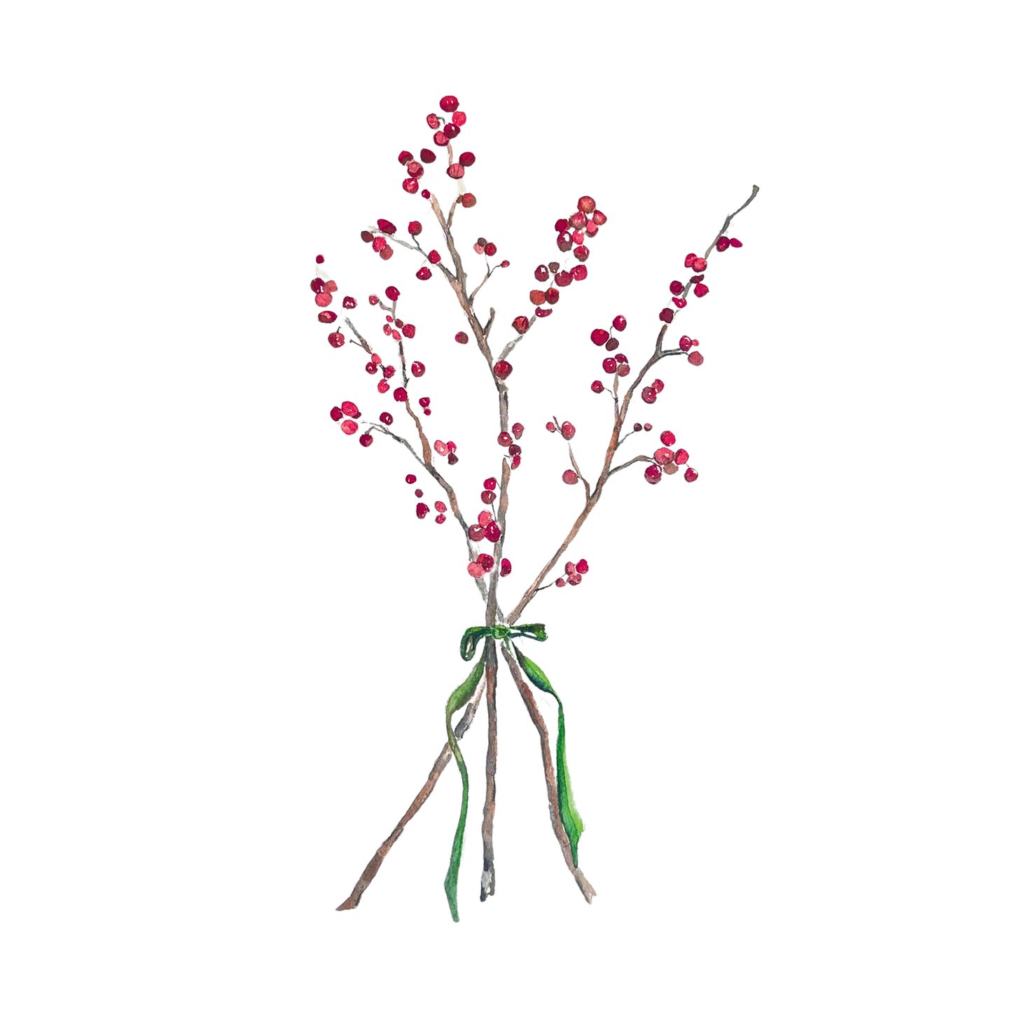 Winter Berries Holiday Note Card Set