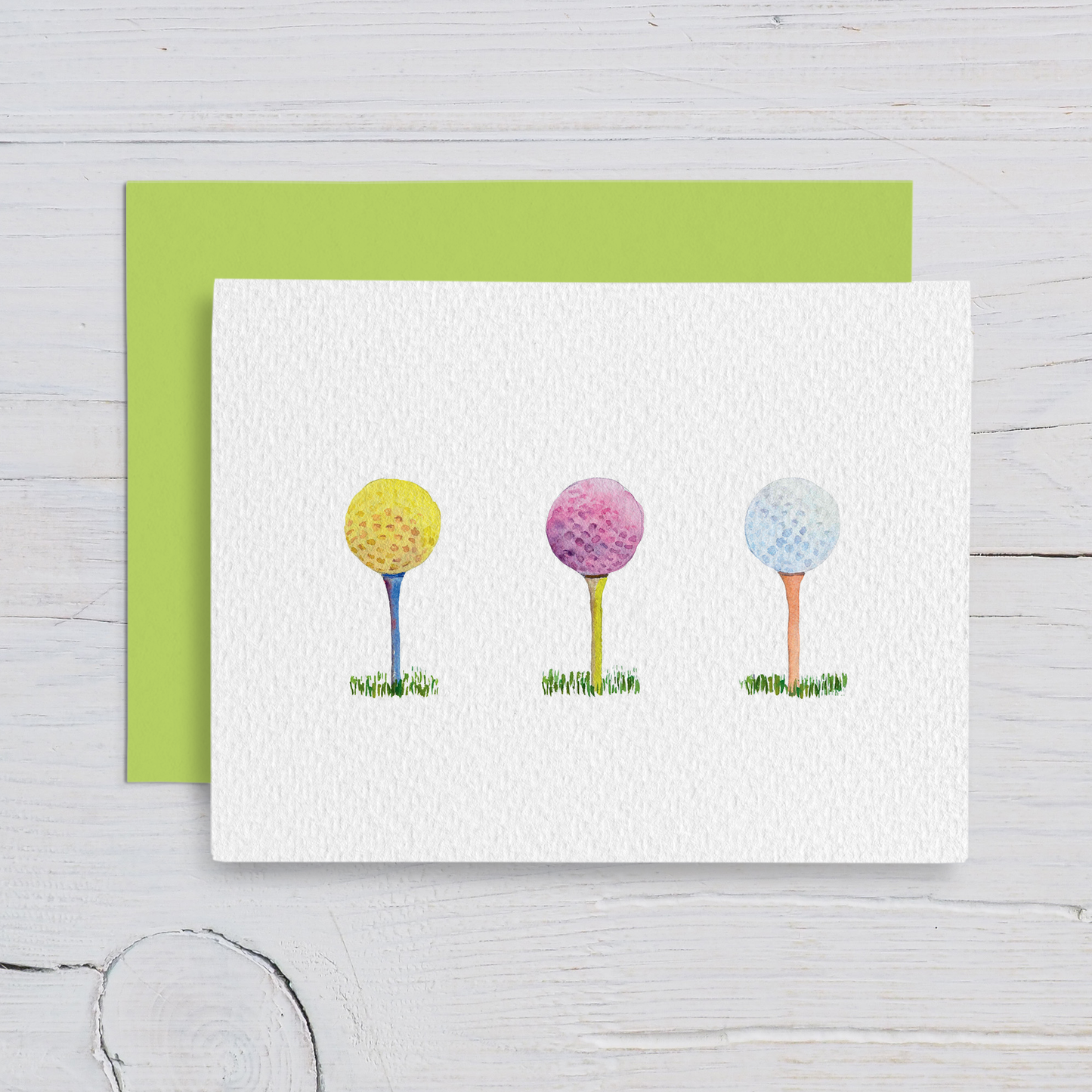Golf Note Card Set (6 assorted designs)