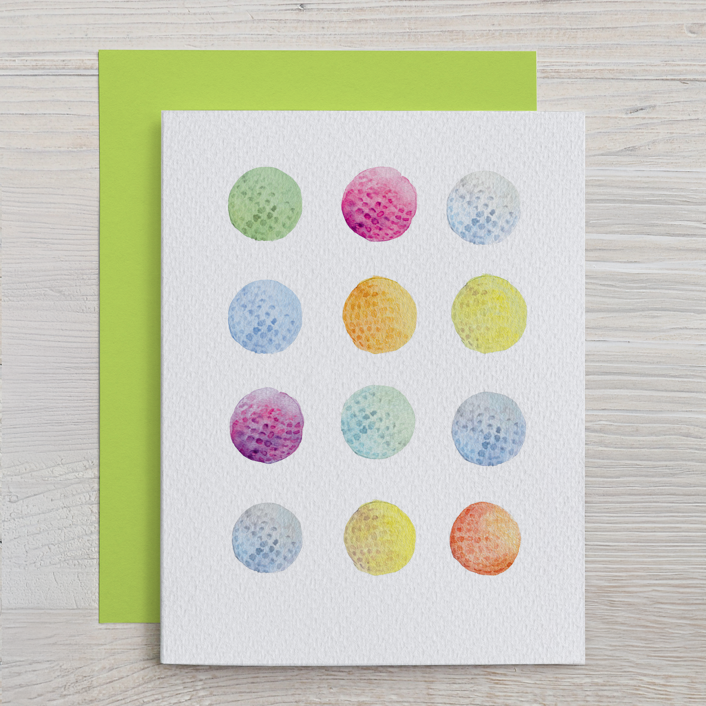 Golf Note Card Set (6 assorted designs)