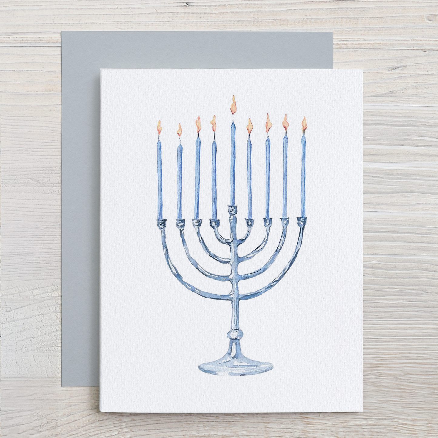 Hanukkah Menorah Note Card Set