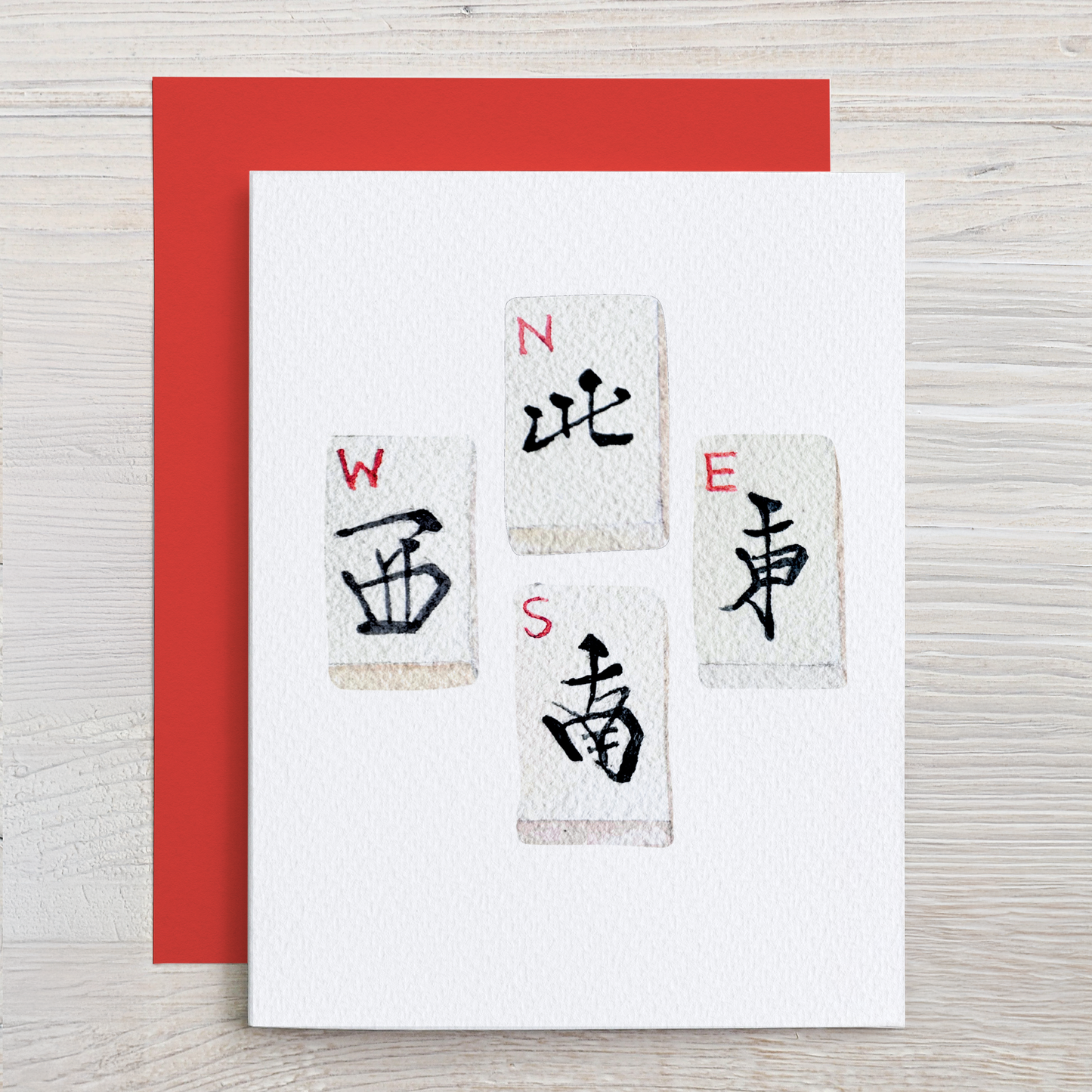 Assorted Mahjong Note Card Set