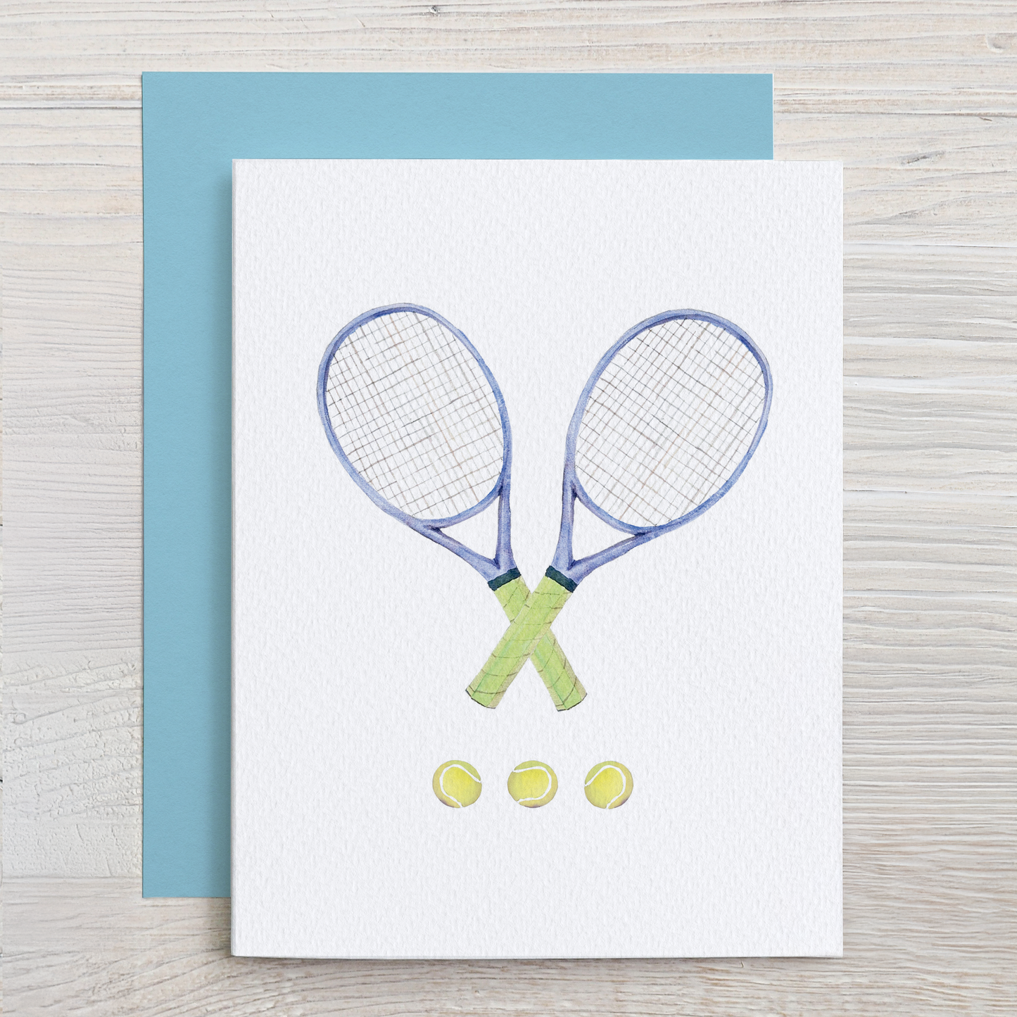 Tennis Note Card Set (6 Assorted Designs)