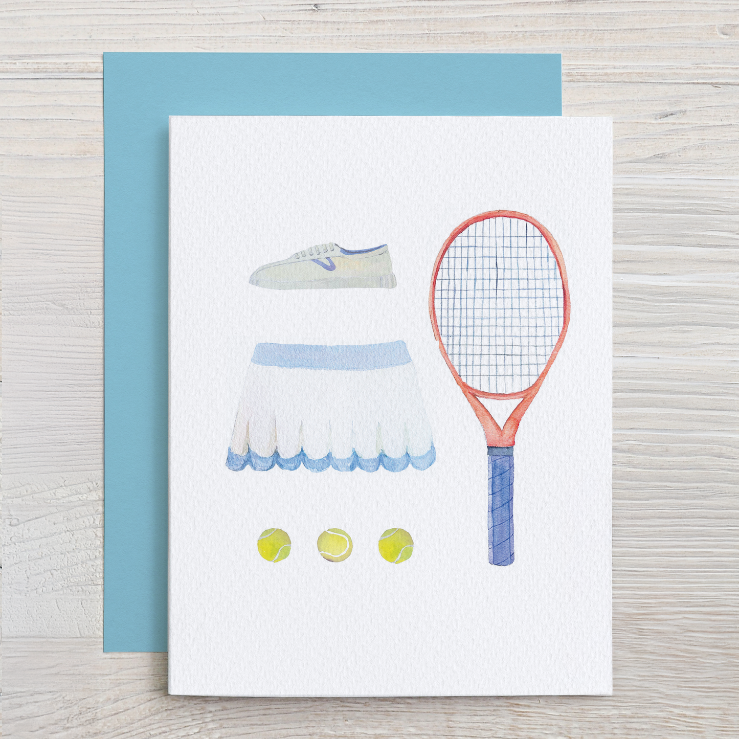 Tennis Note Card Set (6 Assorted Designs)