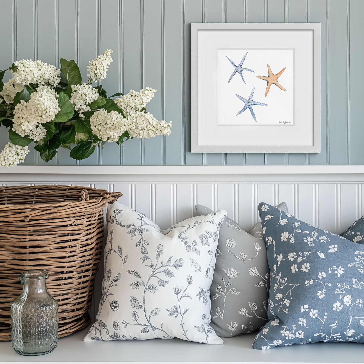 Starfish Watercolor Art Print