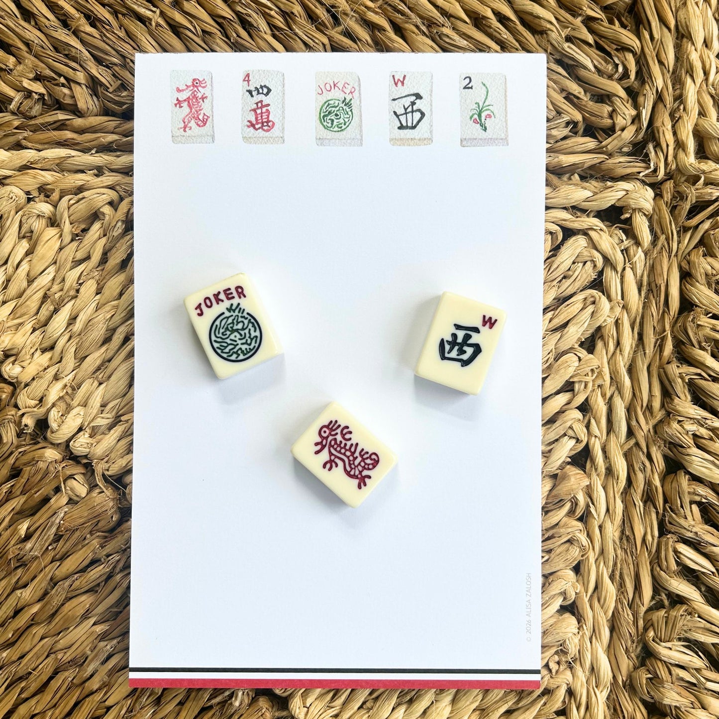 Mah Jongg Tiles Notepad