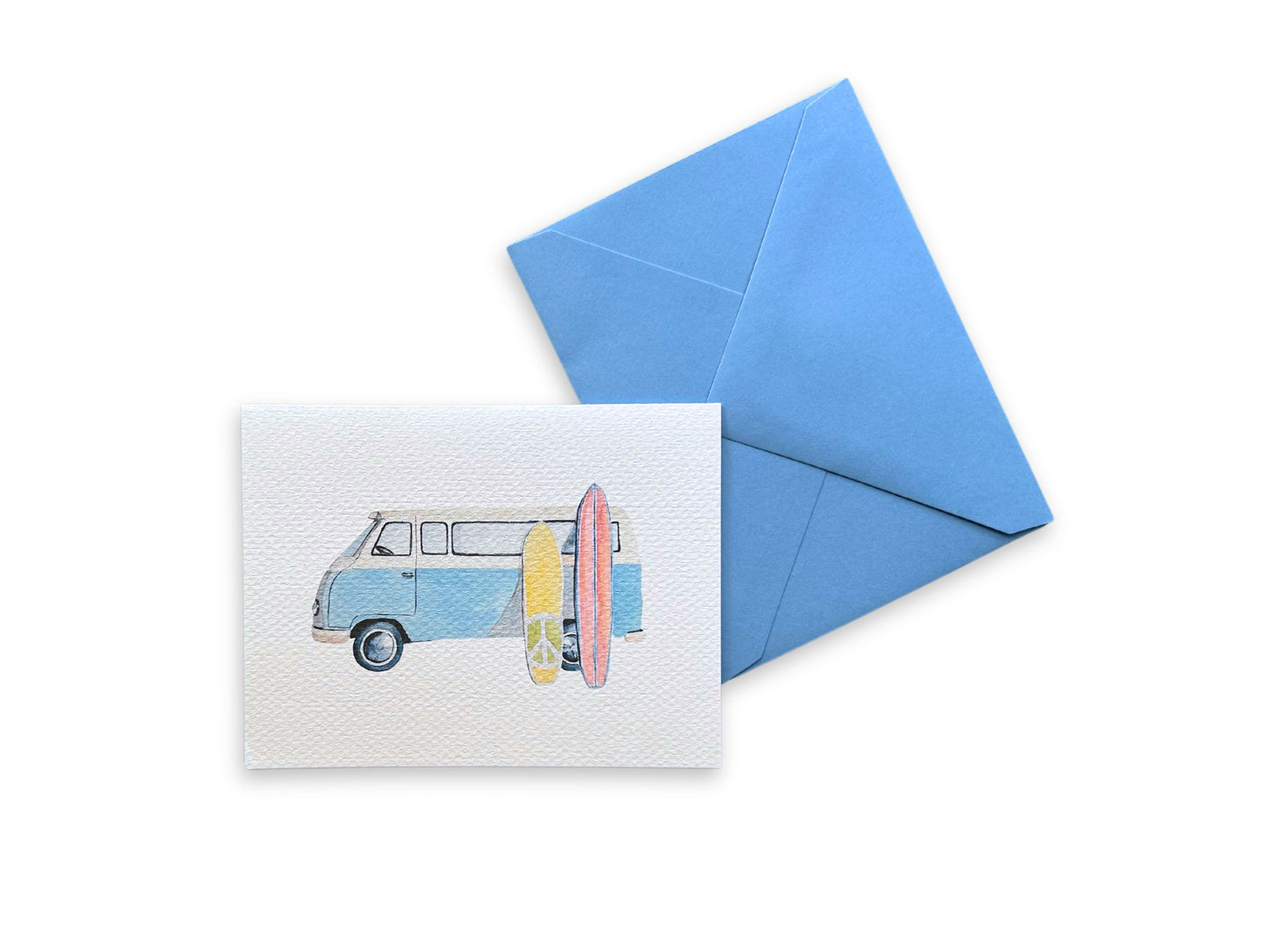 Surfing Watercolor Note Card Set (6 assorted designs)