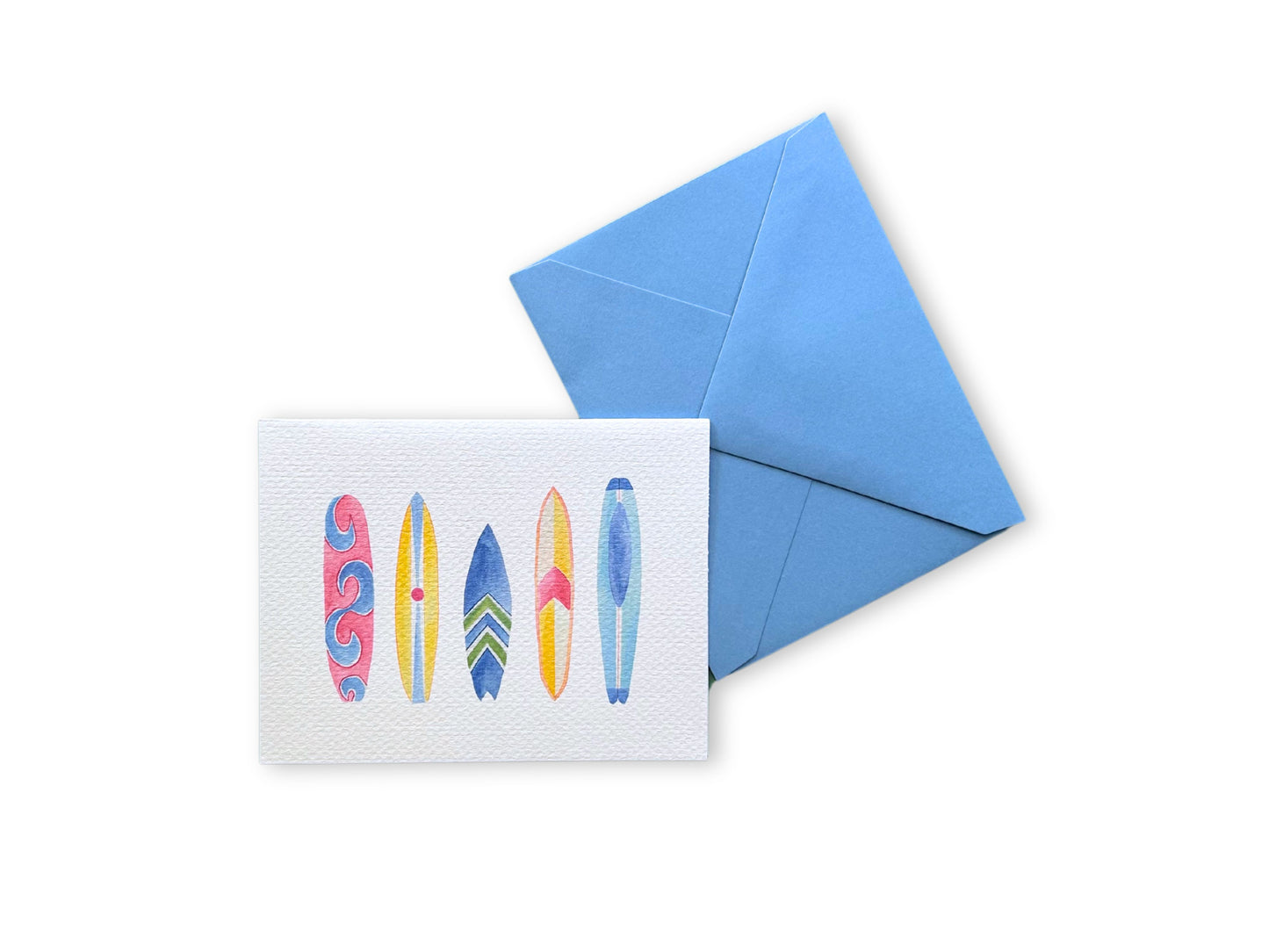 Surfing Watercolor Note Card Set (6 assorted designs)