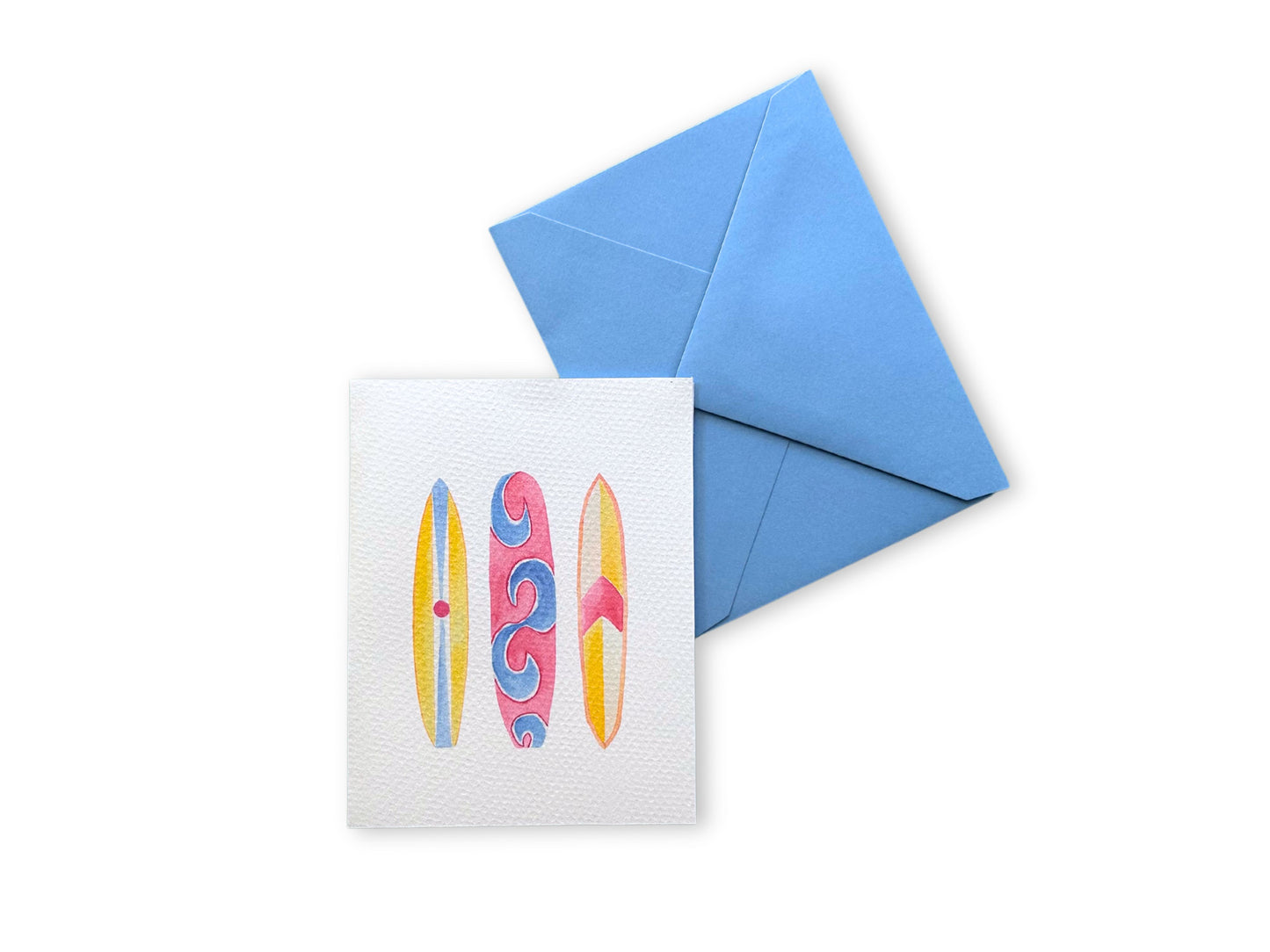 Surfing Watercolor Note Card Set (6 assorted designs)