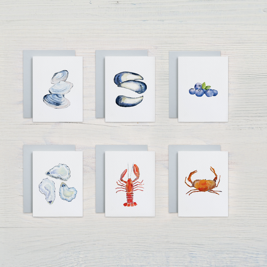 Coastal Maine Note Card Set (6 assorted designs)