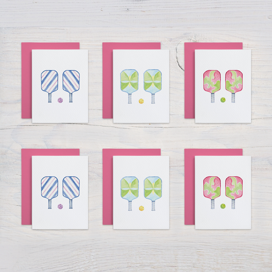 Assorted Pickleball Note Card Set