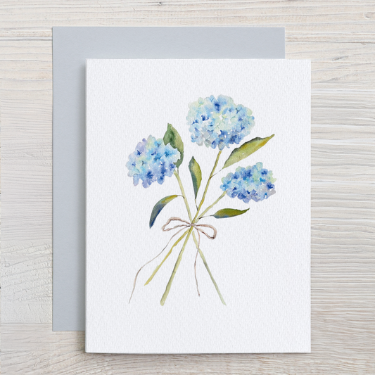 Hydrangea Bouquet Note Card Set (6 cards)