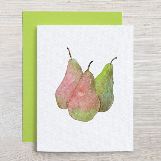 Pear Note Card Set (6 cards)