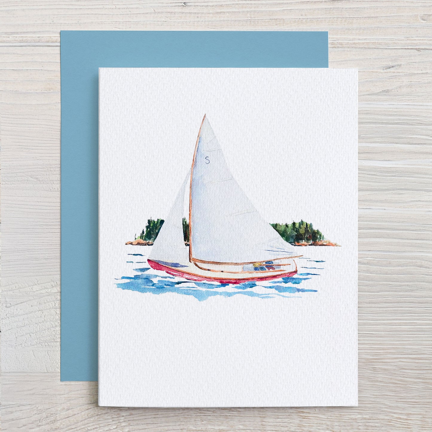 Assorted Boats - Watercolor Card Set