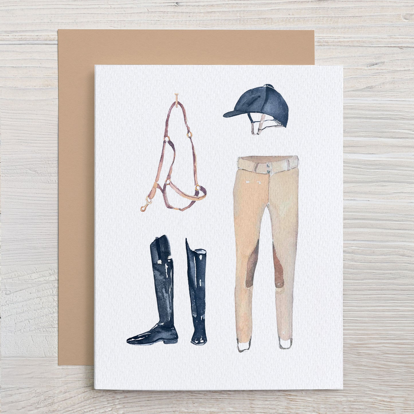 Equestrian Note Card Set (6 assorted designs)