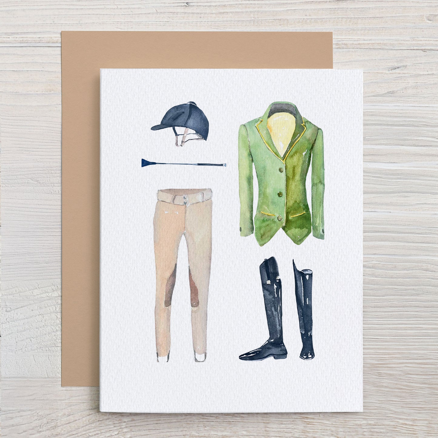 Equestrian Note Card Set (6 assorted designs)
