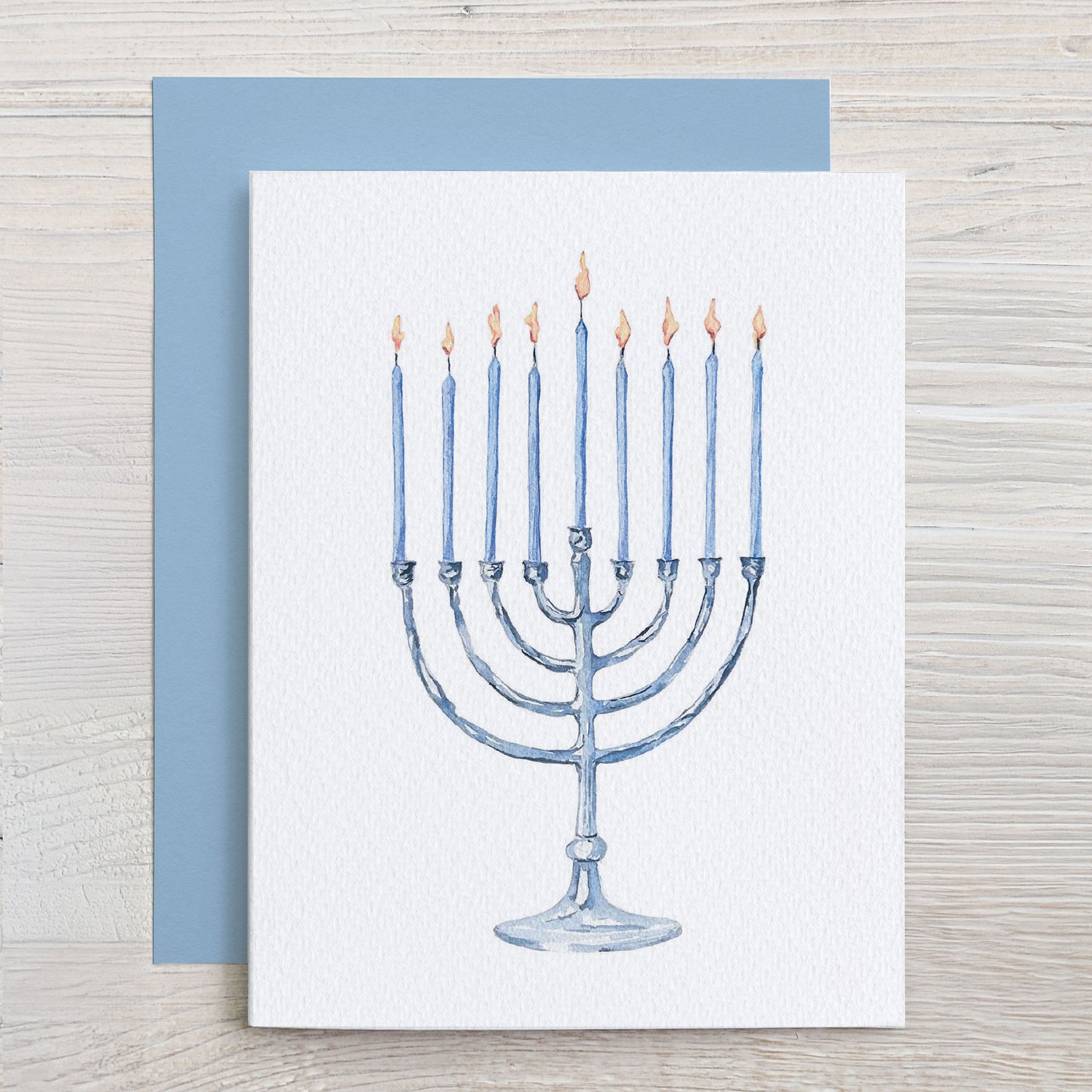 Hanukkah Menorah Note Card Set