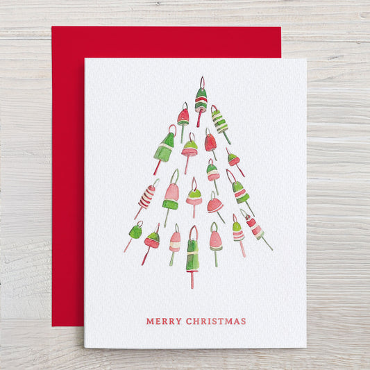 Buoy Tree with "Merry Christmas" Note Card (Copy)
