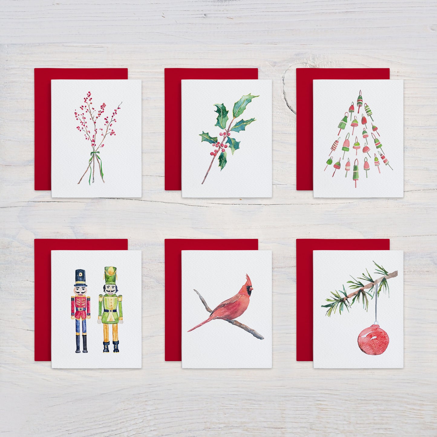 Holiday Note Card Set (6 assorted designs)