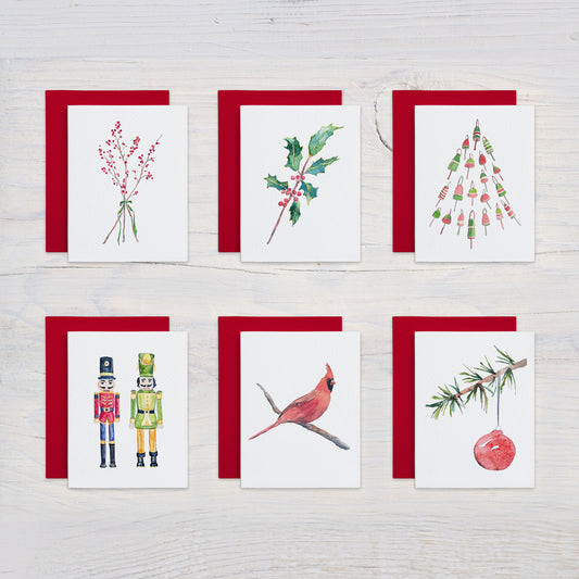 Holiday Note Card Set (6 assorted designs)