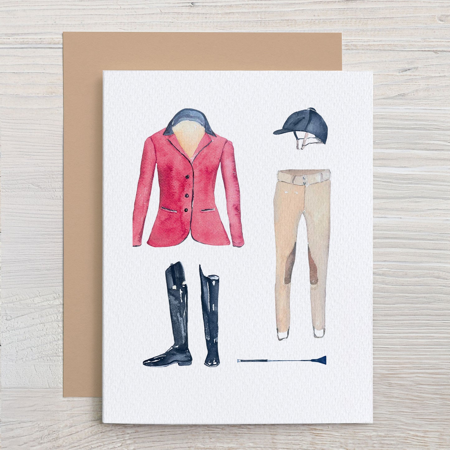 Equestrian Note Card Set (6 assorted designs)