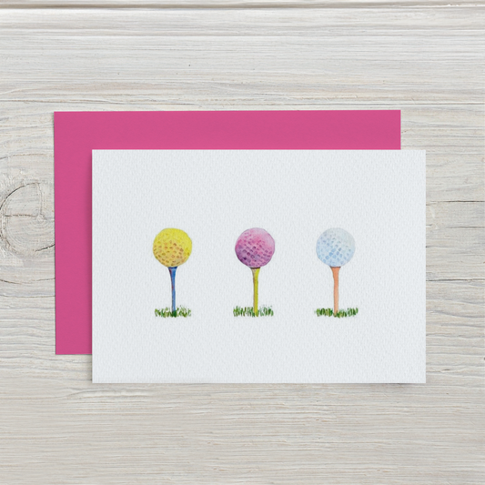 Golf Balls Gift Enclosure Set