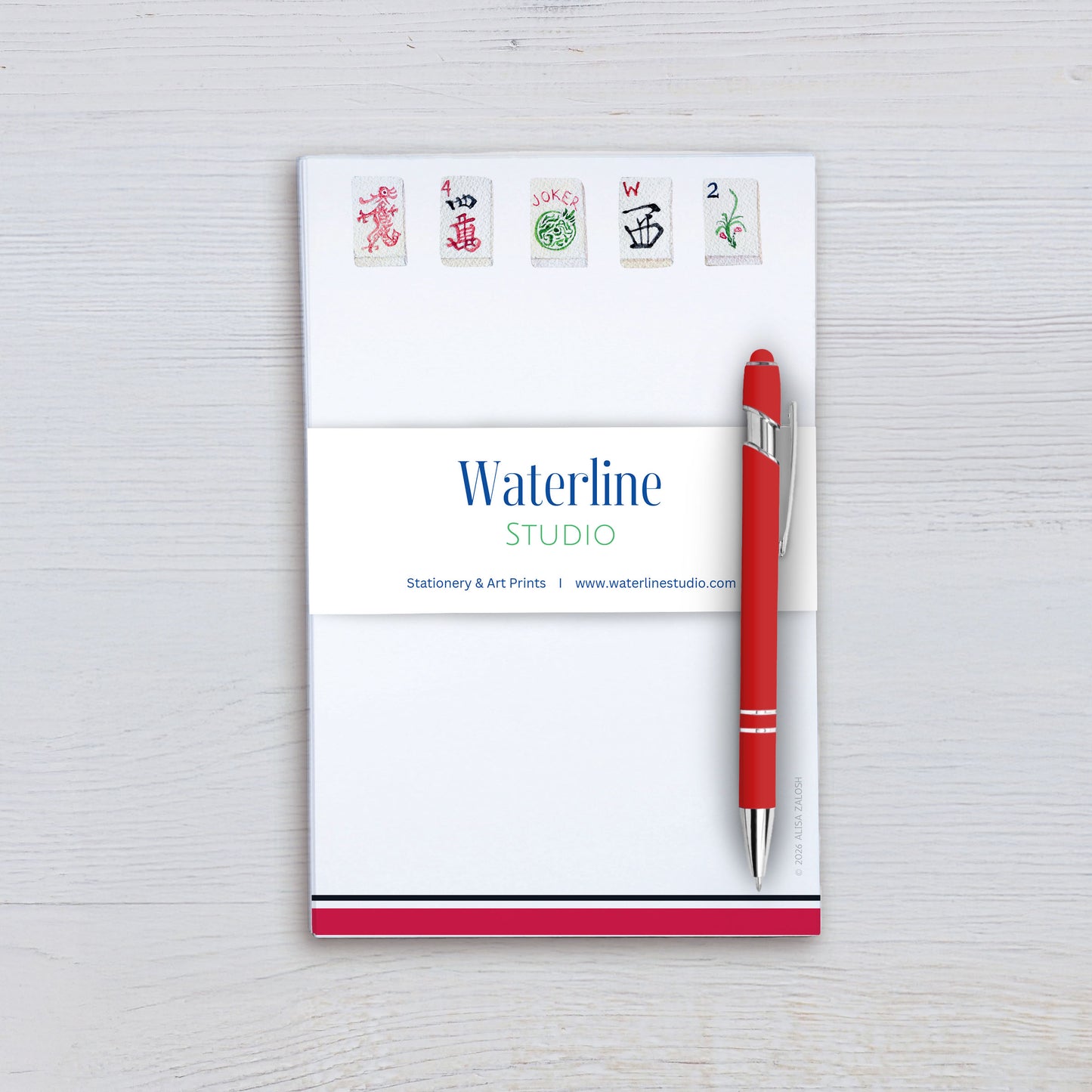 Mah Jongg Tiles Notepad