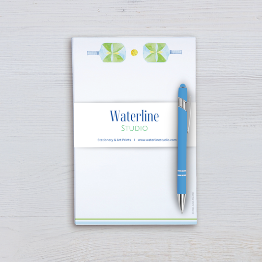 Pickleball Notepad (Green/Blue/Yellow)