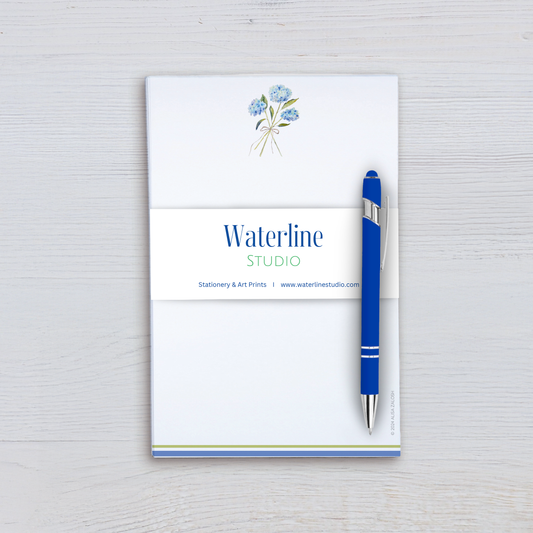 Hydrangea Bouquet Notepad