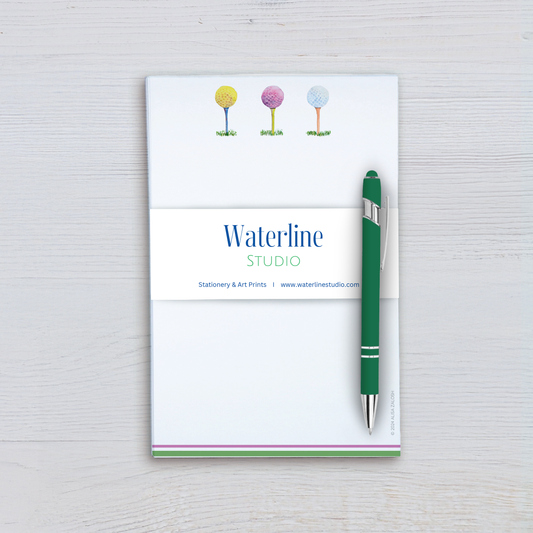 Golf Notepad (Tees and Balls)