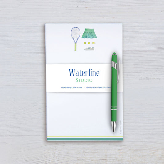 Tennis Outfit Notepad (Green)